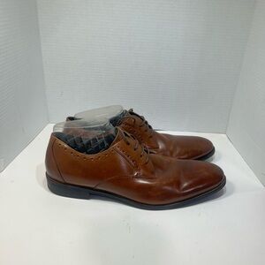 Stacy Adams Men's Cognac Brown Leather Oxfords
